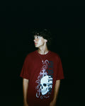 Pebbles red skull tee