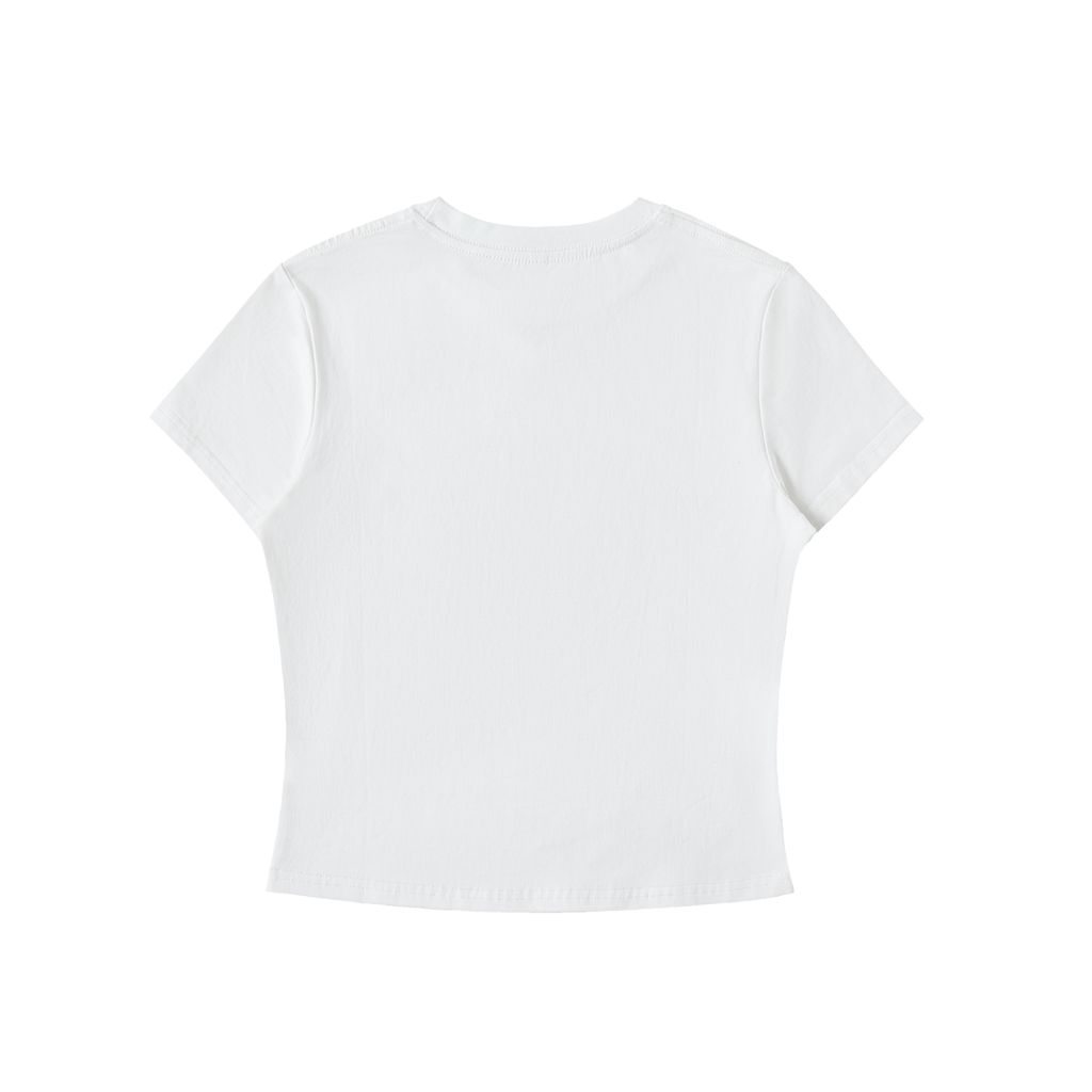 pebbles women's crayon tee (cropped)