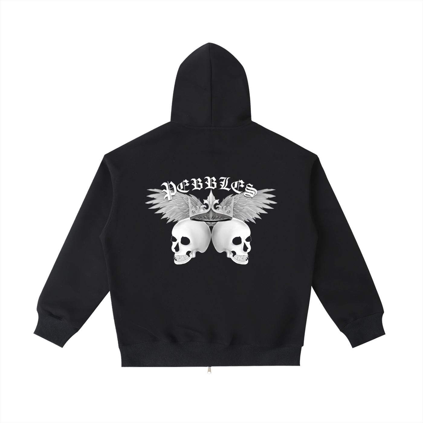 Pebbles limited edition skull zip up