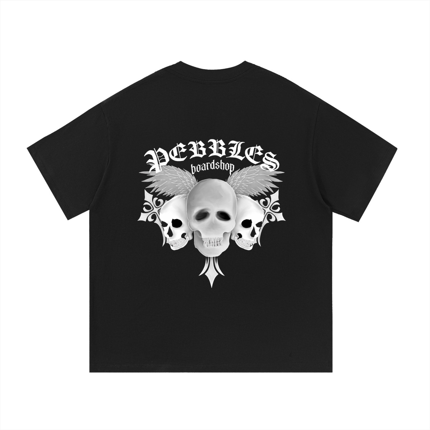 Pebbles limited edition skull tee