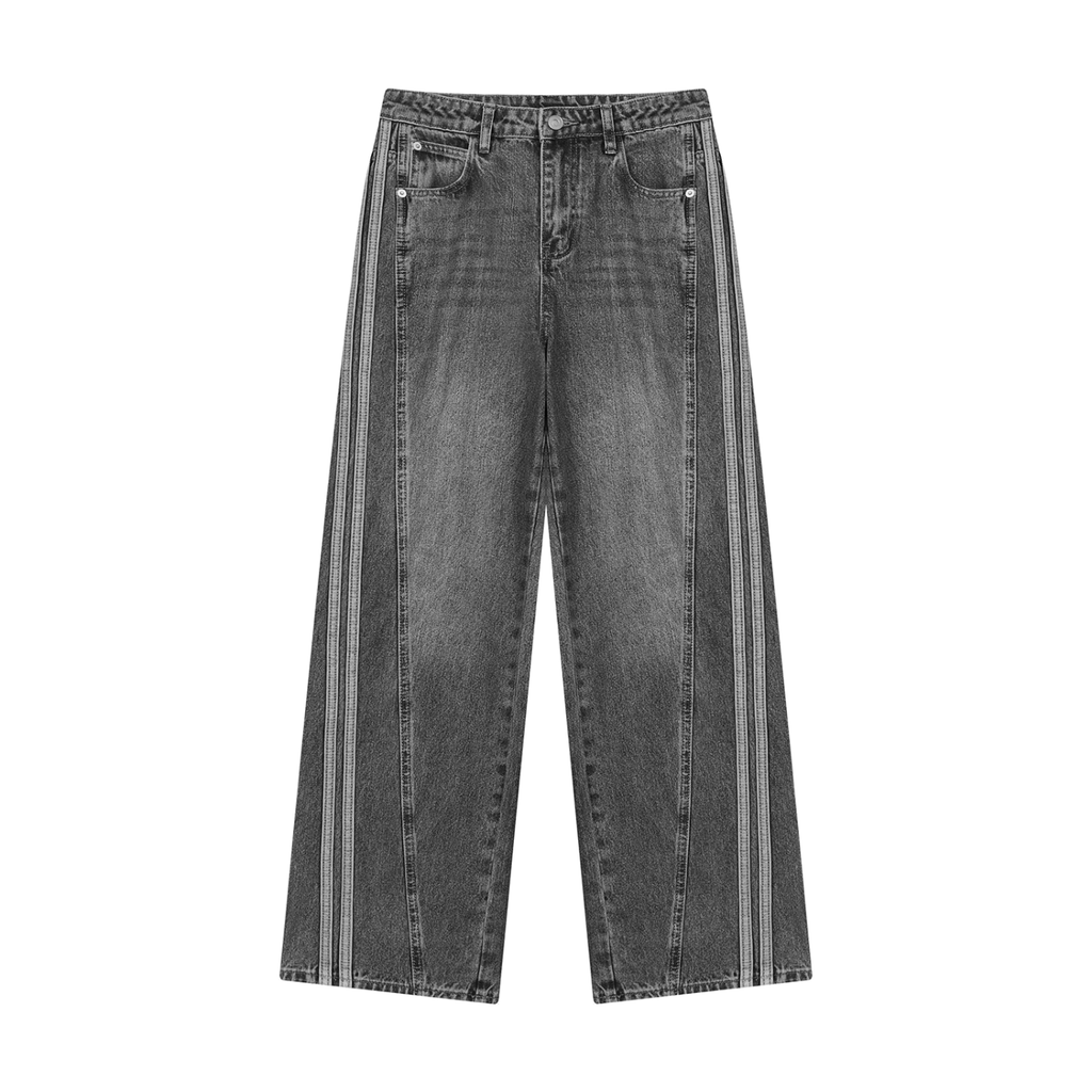 Pebbles striped women's jeans