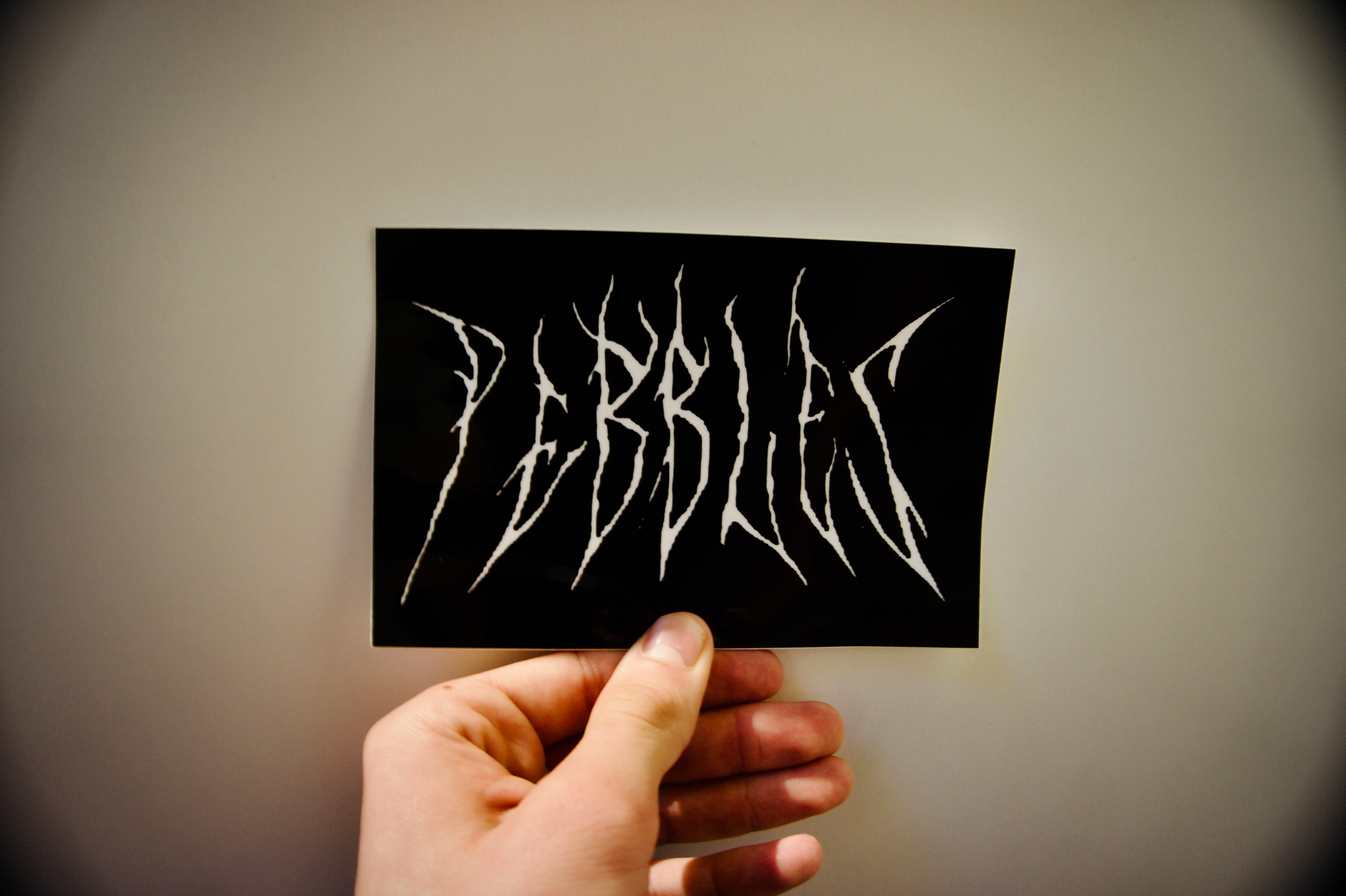 Pebbles 4x6 inch shop sticker