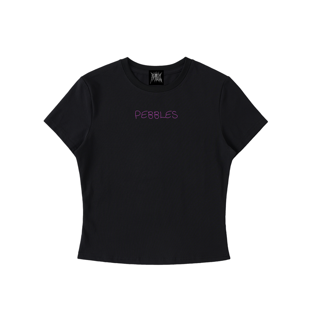 pebbles women's crayon tee (cropped)