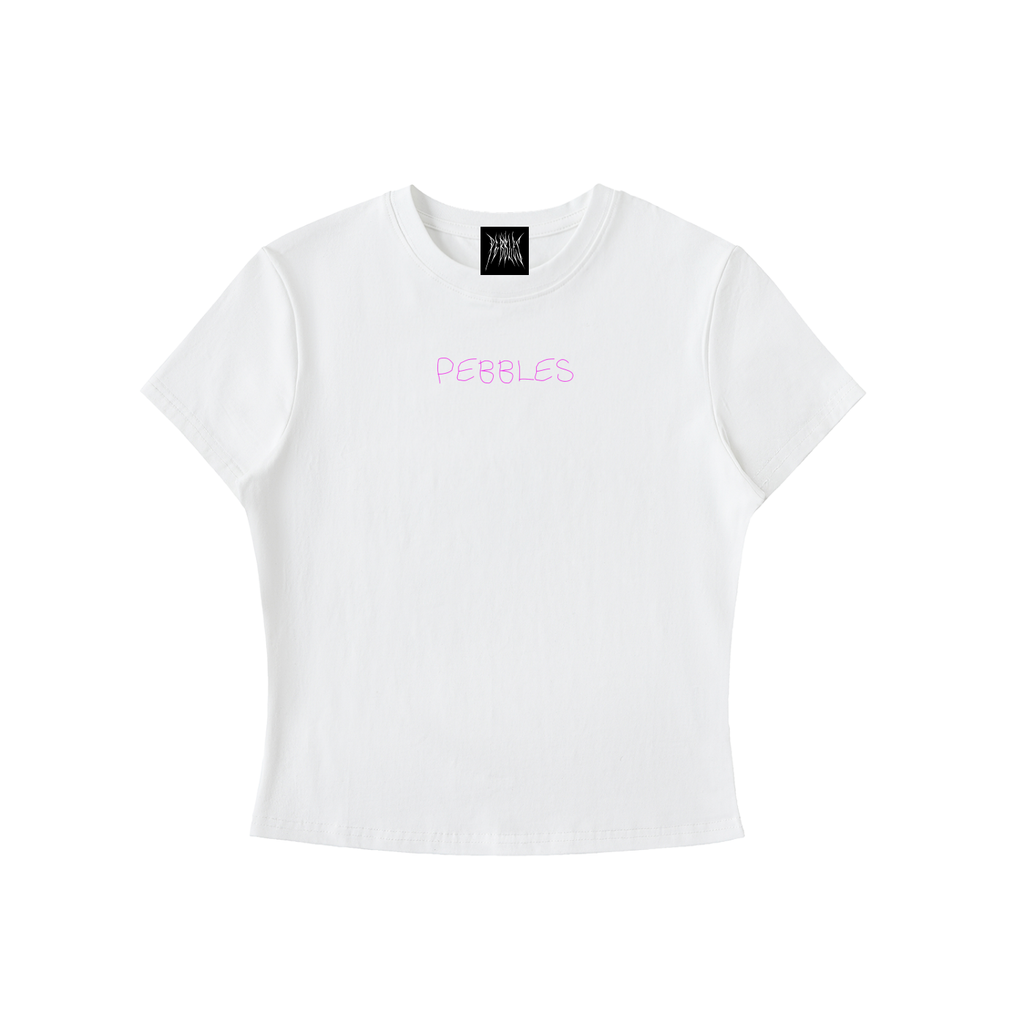 pebbles women's crayon tee (cropped)